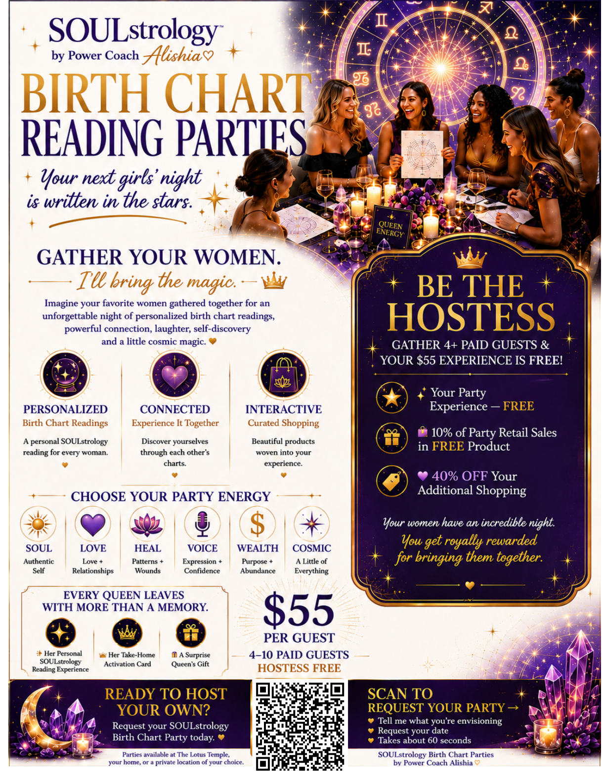 SOULstrology Birth Chart Reading Parties