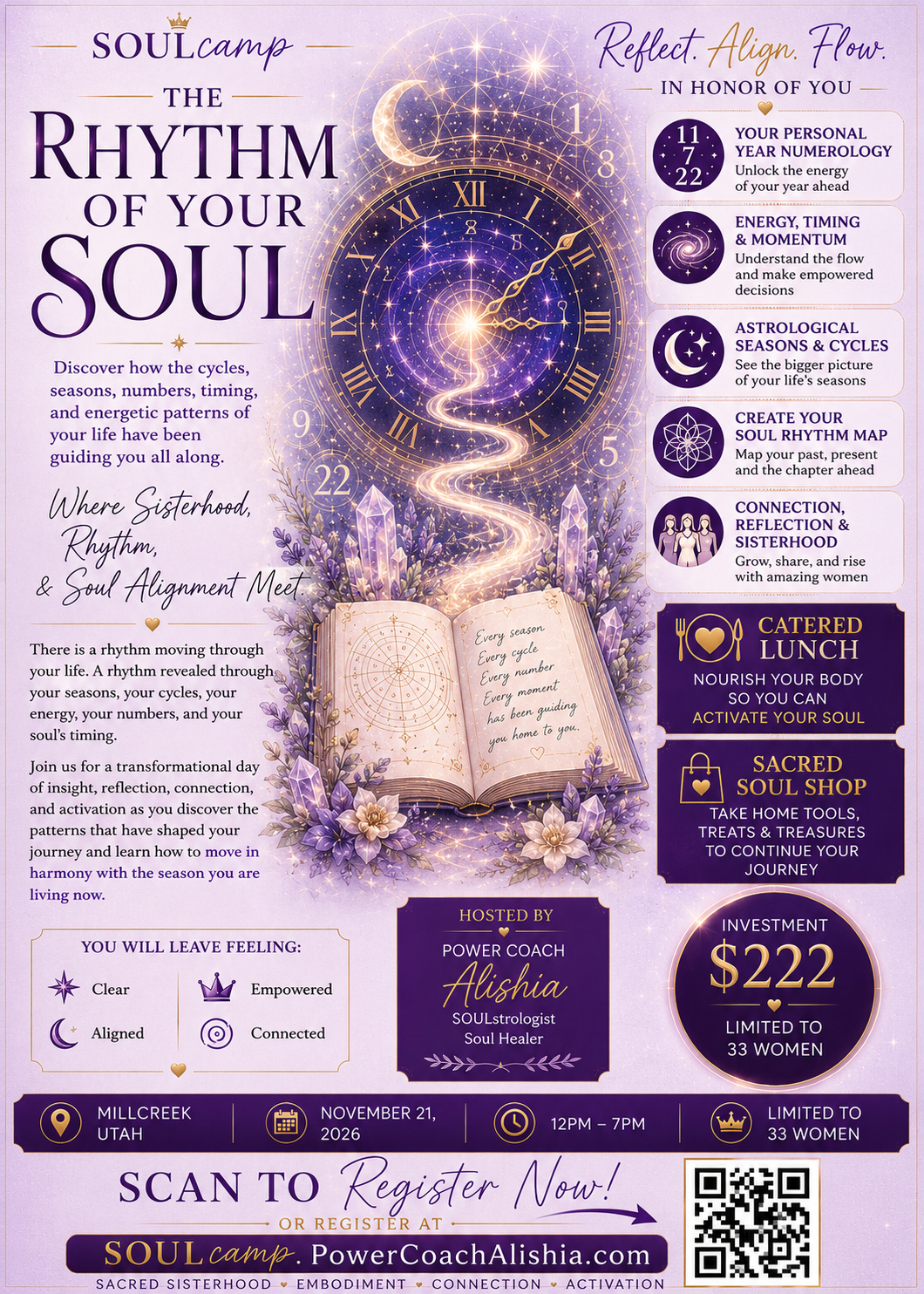 SOULcamp: The Rhythm of Your Soul — November 21, 2026