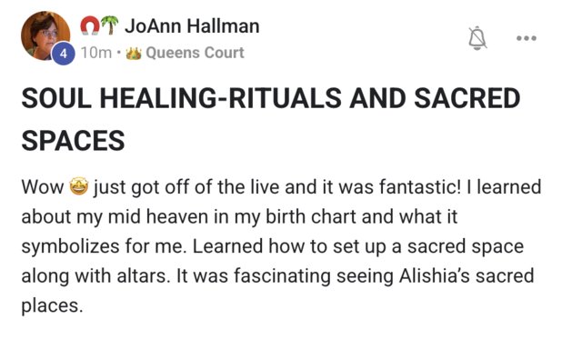 JoAnn Hallman testimonial